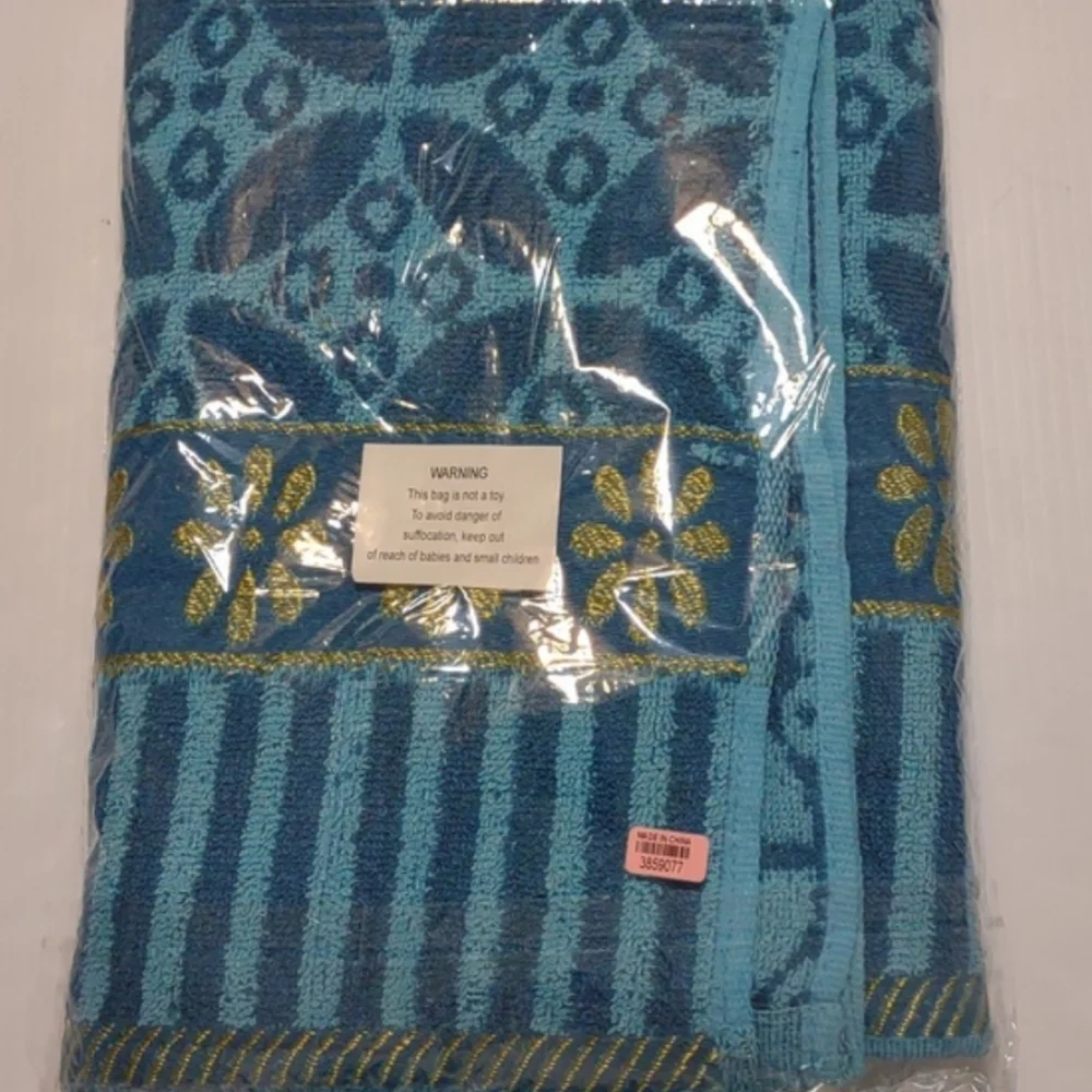 HOMESMART Bundle of 2 Bath/Beach Towel in Blue